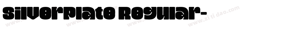 SilverPlate Regular字体转换